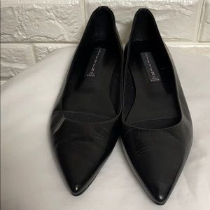 Steven by Steve Madden - black leather flats